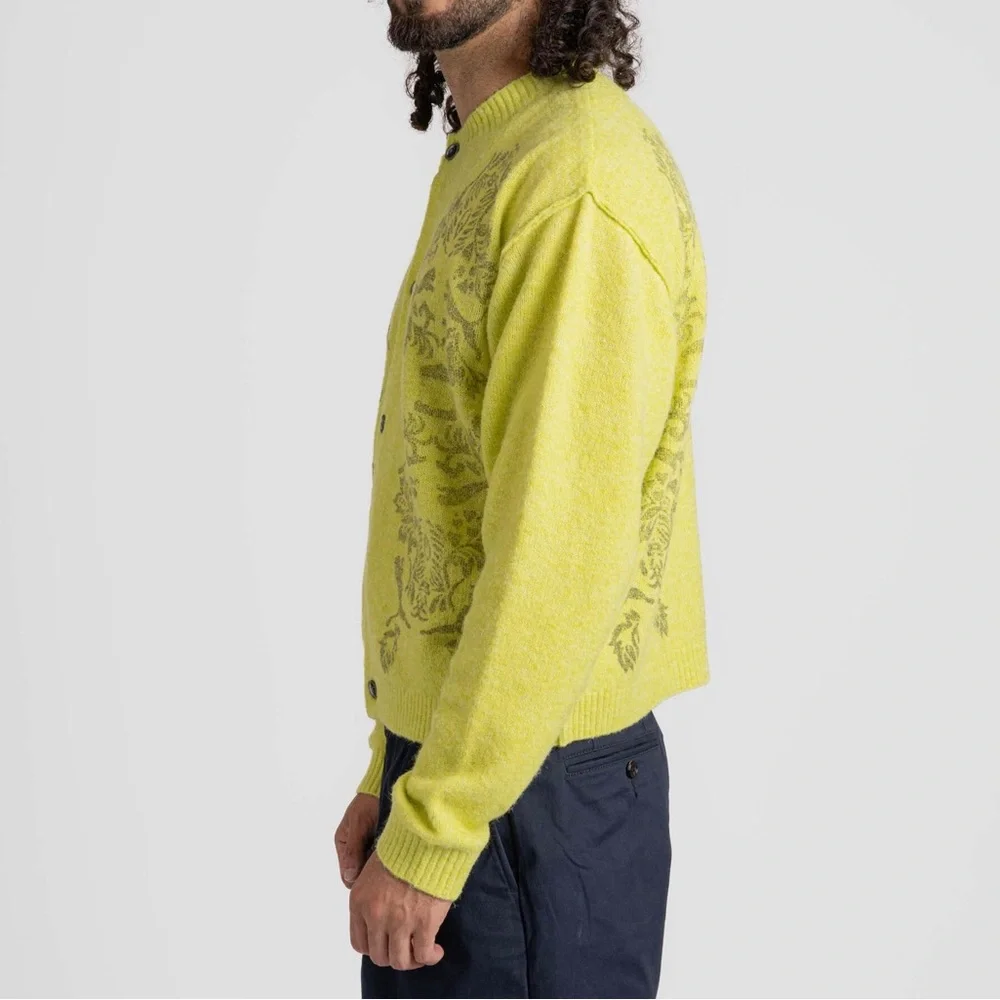 PUMA x Aries Limited Edition Unisex Cardigan in Green Size XXL